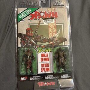 McFarlane Page Punchers 2-Pack Ninja Spawn & Raven Spawn Figures Comic SEALED